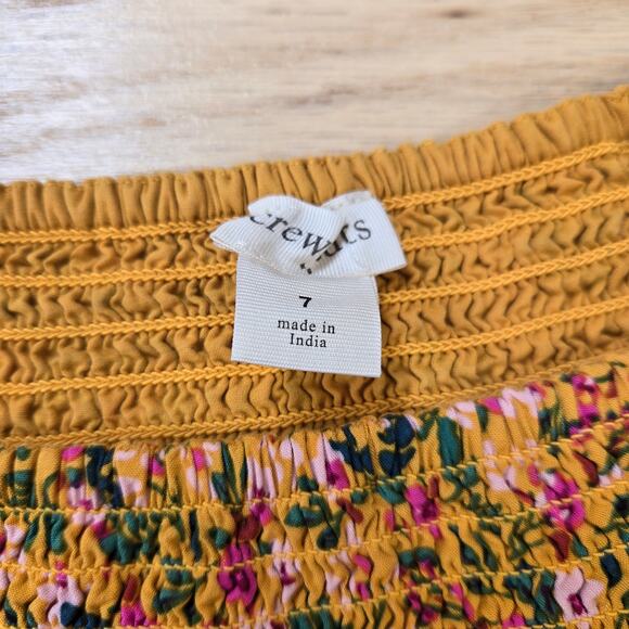 J. crew Factory Crewcuts Floral Girls Jumpsuit Size 7 - Picture 2 of 6